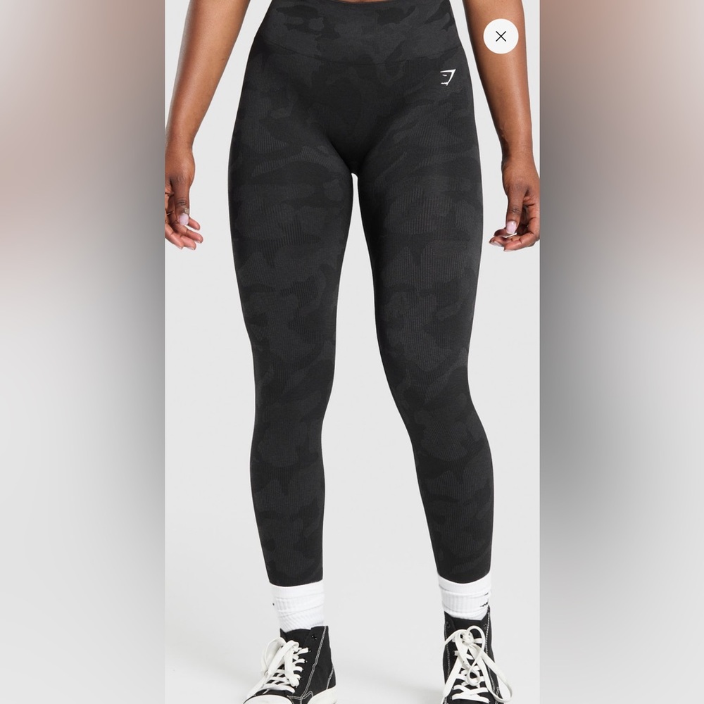 Gymshark Black Camouflage Leggings